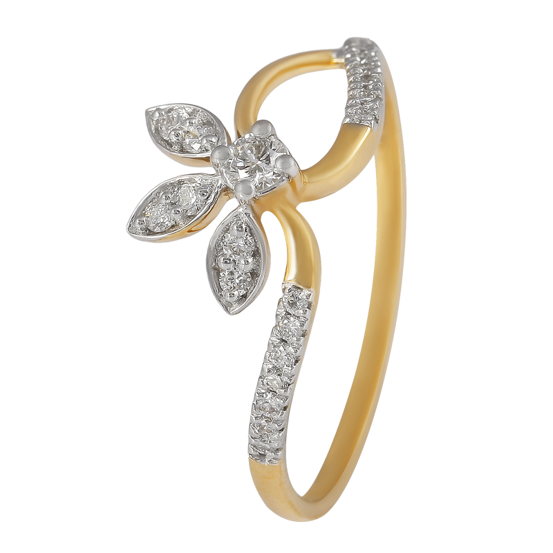 Cluster Flower Diamond Ring, , hi-res - image number 0