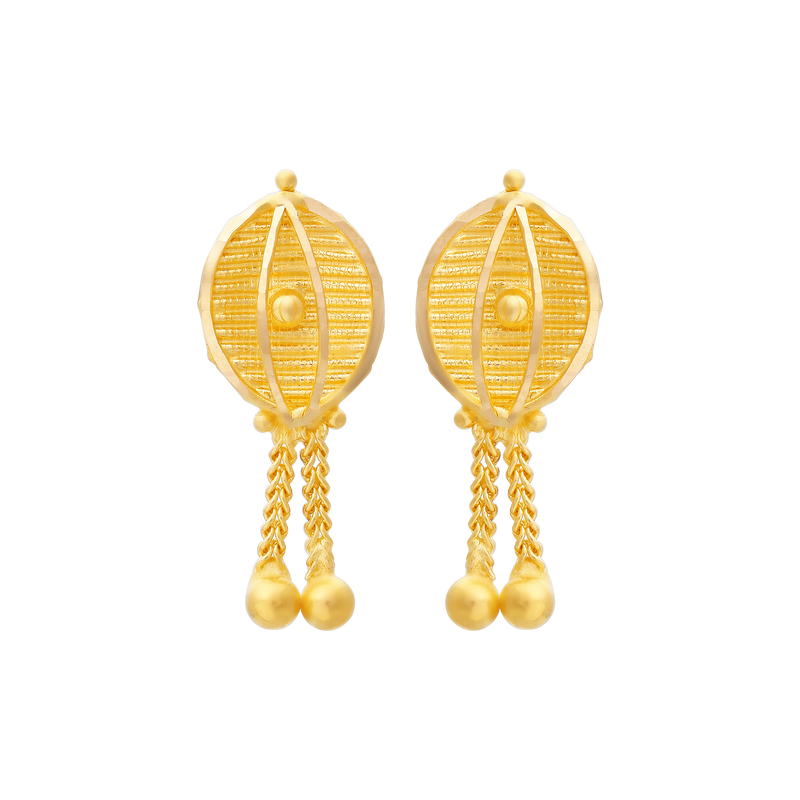 Gold Earring, , hi-res - image number 0