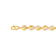 Cool Yin and Yang Gold Bracelet, , hi-res - image number 1