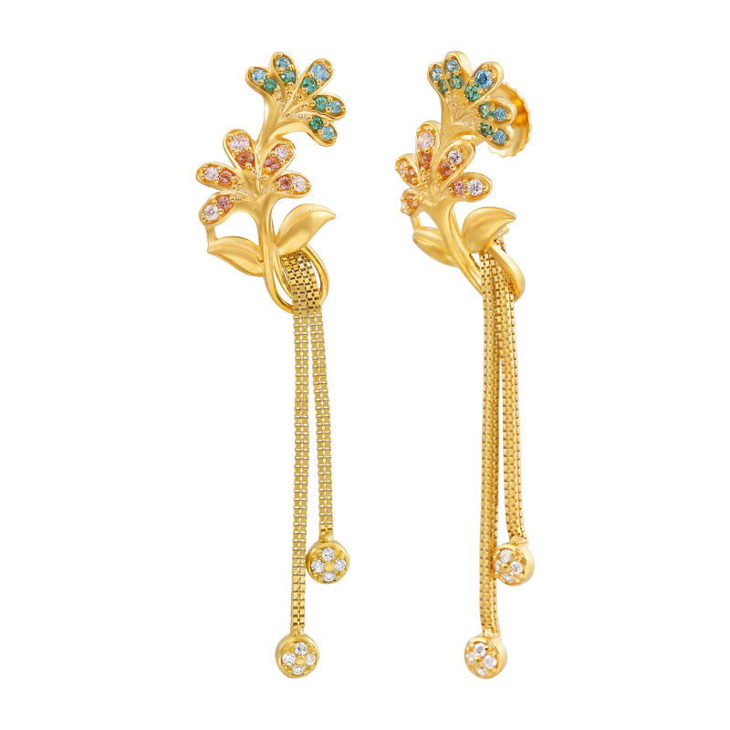 Gold Earring, , hi-res - image number 1