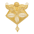 Gold Pendant, , hi-res - image number 0