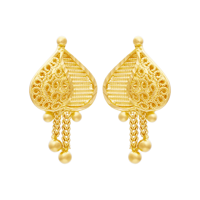 Gold Earring, , hi-res - image number 0