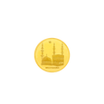 22KT 2 gram Mecca 22KT Gold Coin | BIS Hallmarked, , hi-res - image number 0
