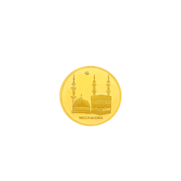 22KT 2 gram Mecca 22KT Gold Coin | BIS Hallmarked