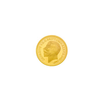 One Gram Gold Coin | 22KT King George Motif