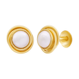 Iconic Eye Pearl Gold Stud, , hi-res - image number 1
