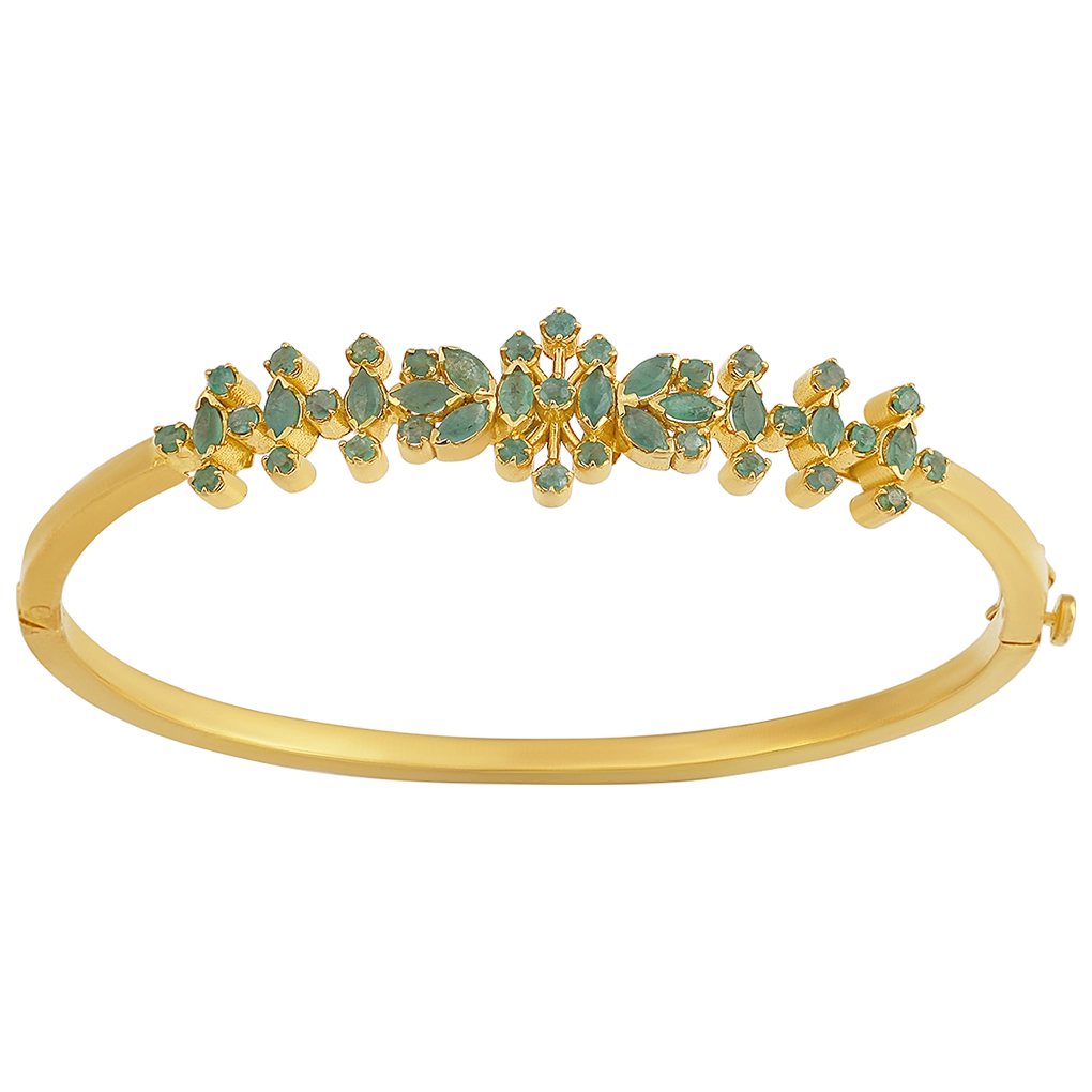 Zambian Emerald Oval Bracelet, , hi-res - image number 0